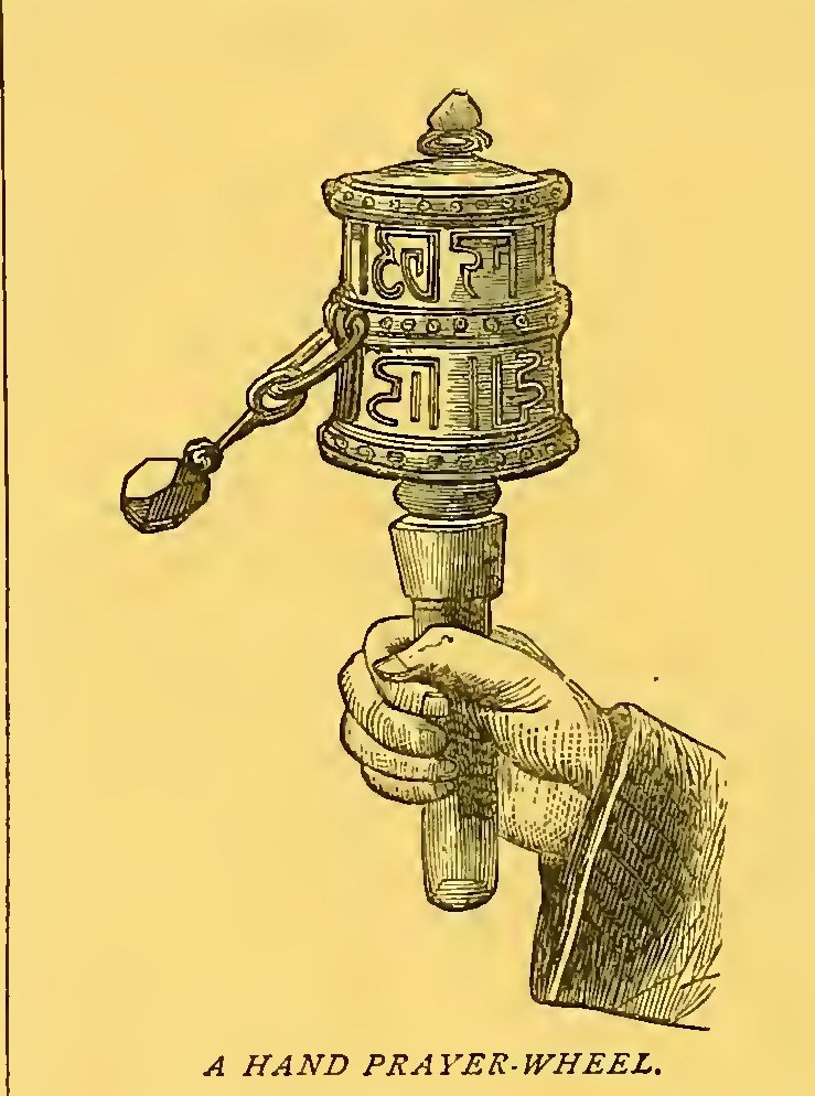 图二十三：手摇转经轮