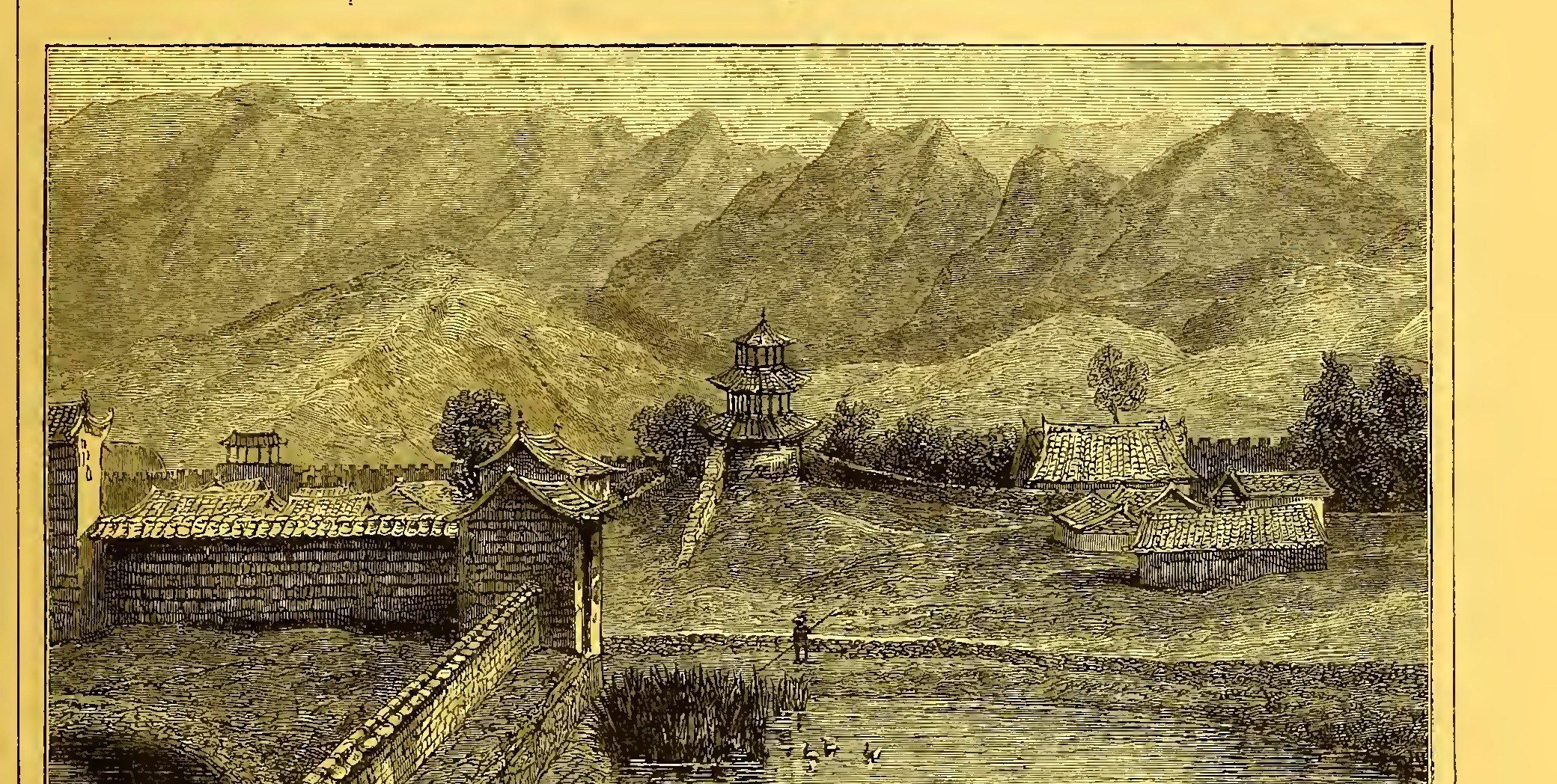 图三十一：腾越州（猛卯）城内风光