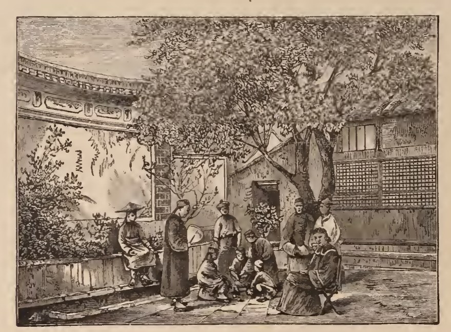 图十二：克拉克先生（Mr. G. W. Clarke）在大理府的传教家庭